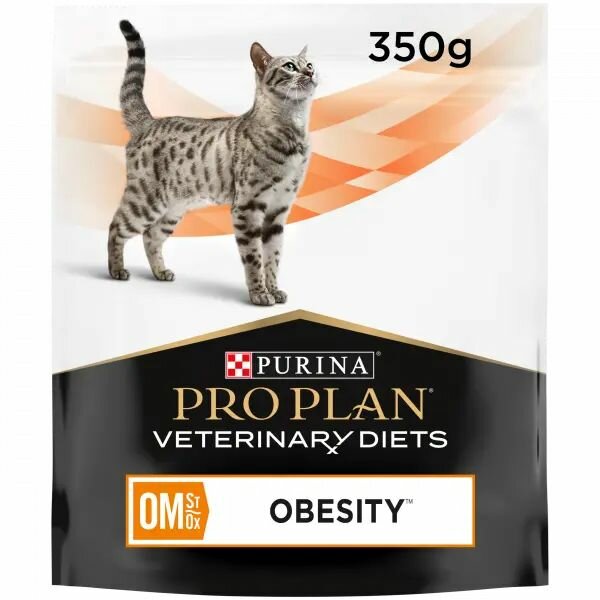 Сухой корм для кошек диетический PRO PLAN VETERINARY DIETS OM Obesity Management 350 г