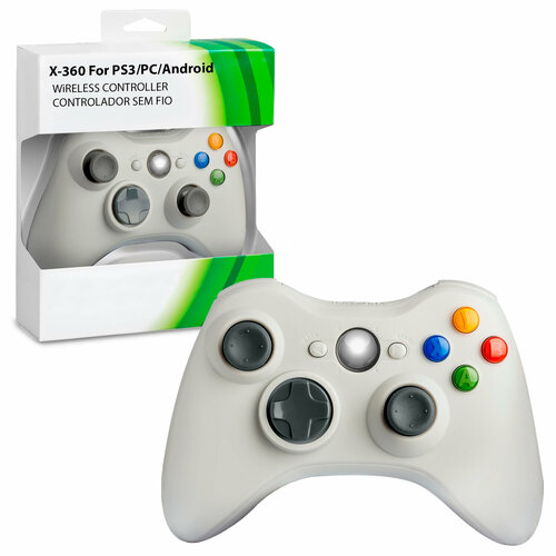 Джойстик XBOX 360 24G Wireless Белый no logo 138200₽