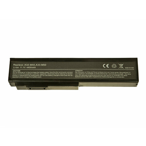 Аккумулятор для Asus M50 A32-M50 (11.1V 5200mAh) 11 1v laptop battery for asus n53sv n53 n53s n53j n61 n61d n61j n61v m50 m50s m50v m50sa m50sv a32 n61 a32 m50 l062066 6600mah