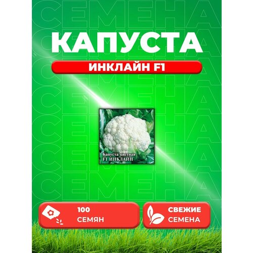 Капуста цветная Инклайн F1 100 шт. (Саката) семена капуста цветная инклайн f1 10 пачек 2 пачки