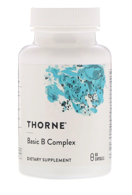 Капсулы Thorne Research Basic B Complex, 80 г, 60 шт.