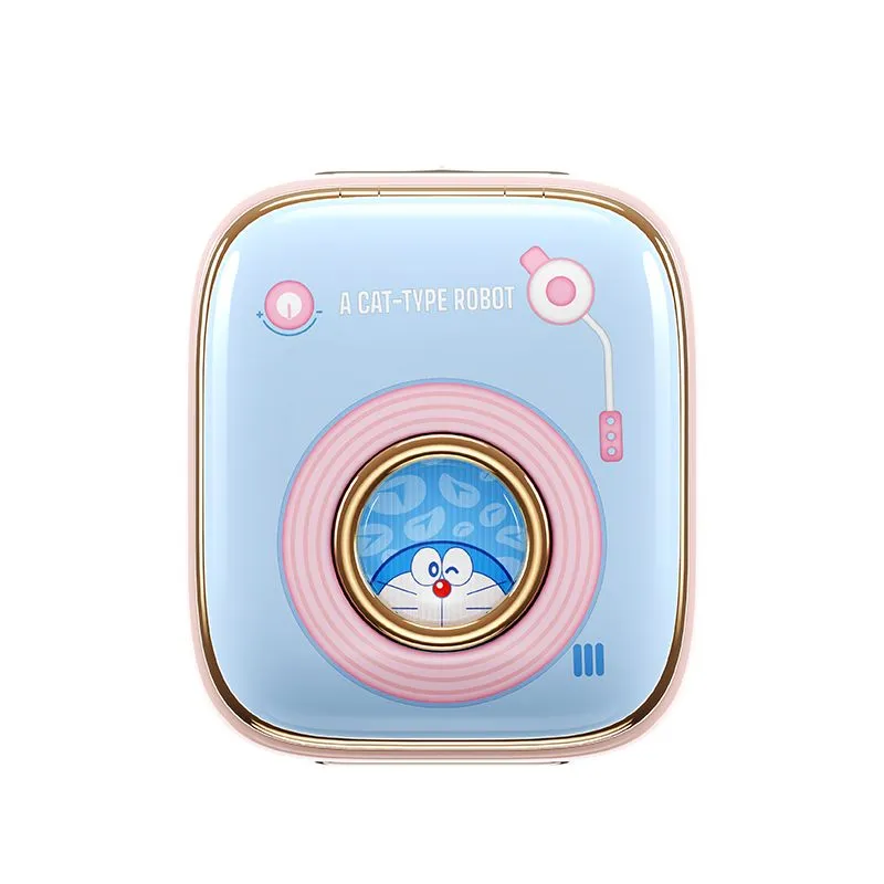 Беспроводные дизайнерские наушники Кот Дораемон ROCK Doraemon Retro Style Vintage Record Player Дизайн: Патефон, розовые