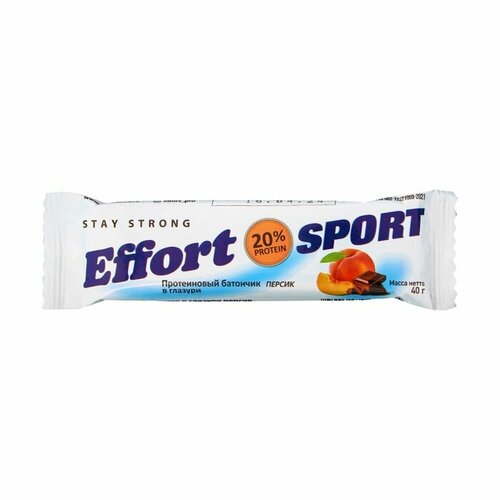 Батончик protein sport персик, 40г козинак арахисовый батончик 40г тимоша