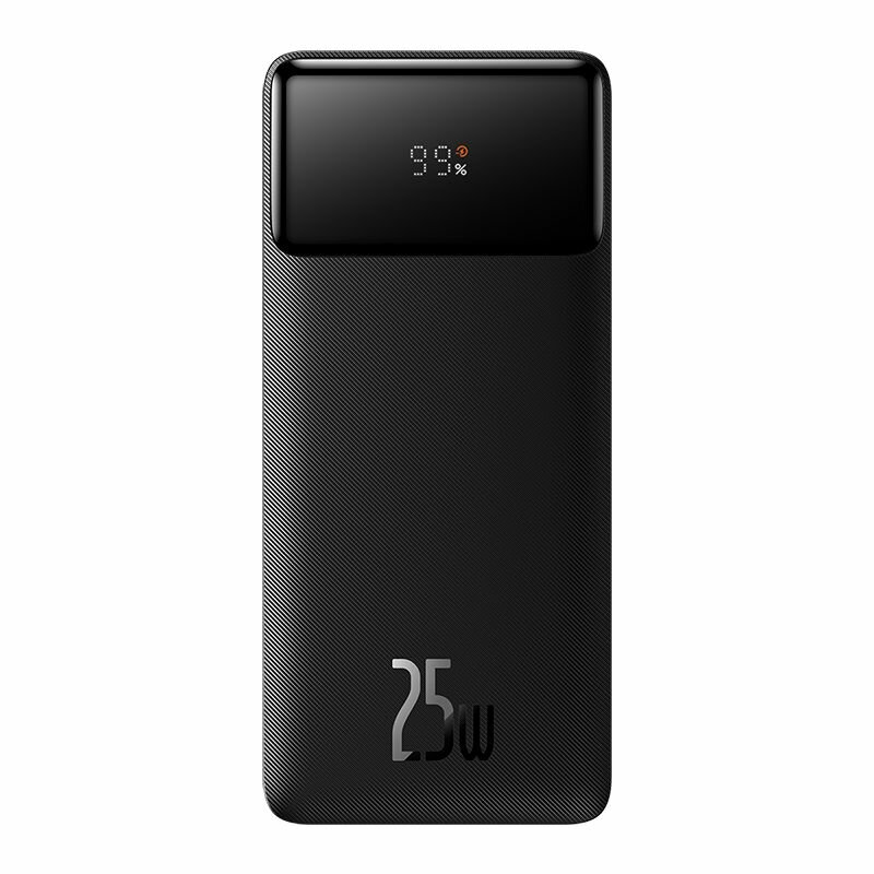 Портативный аккумулятор BASEUS Bipow Digital Display Fast charge 25W, 3A, 20000 мАч, черный