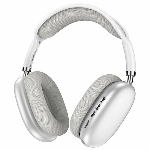 Наушники беспроводные Borofone BO22 bluetooth серебр 5728₽