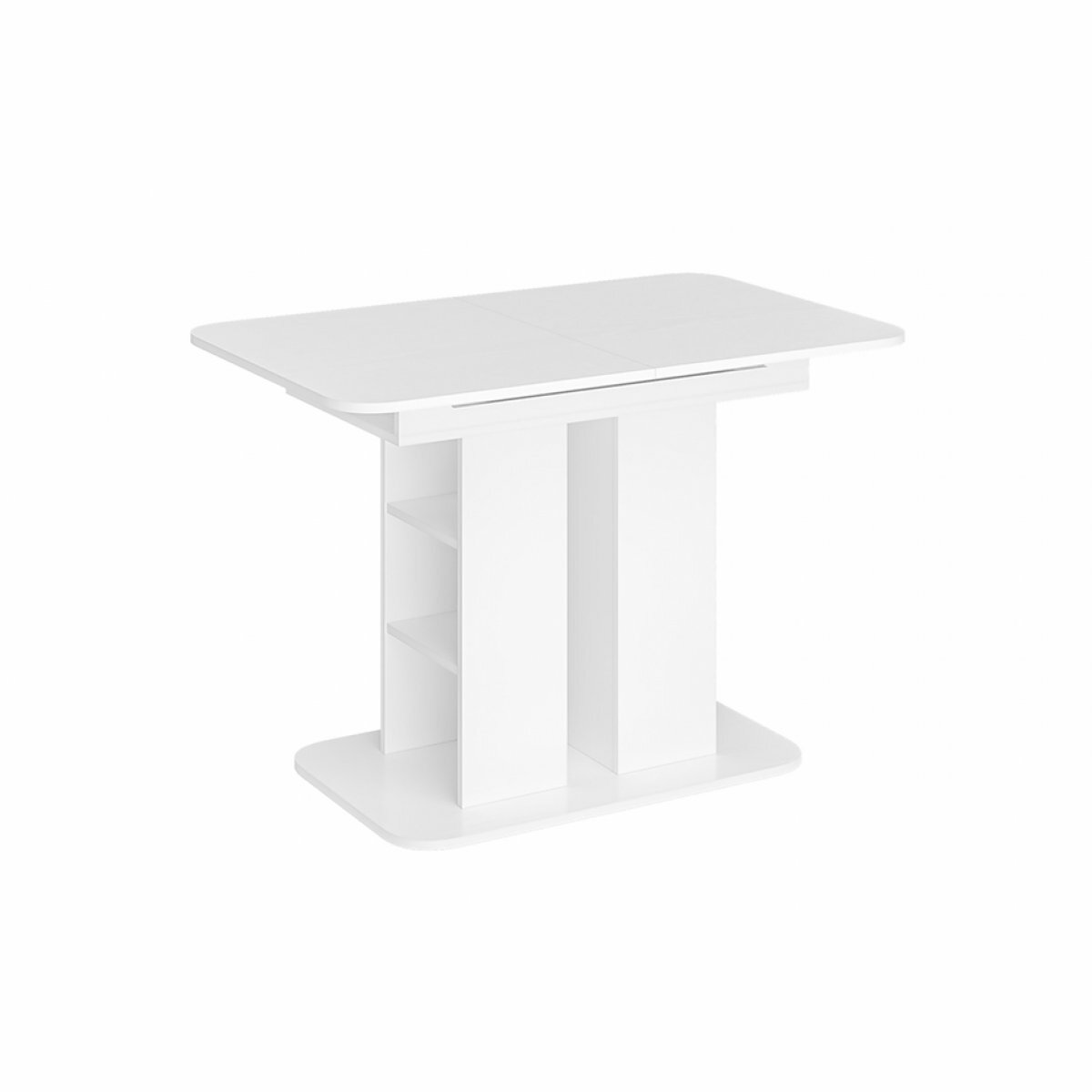 Стол обеденный раздвижной "Оливер-04" - Белое дерево