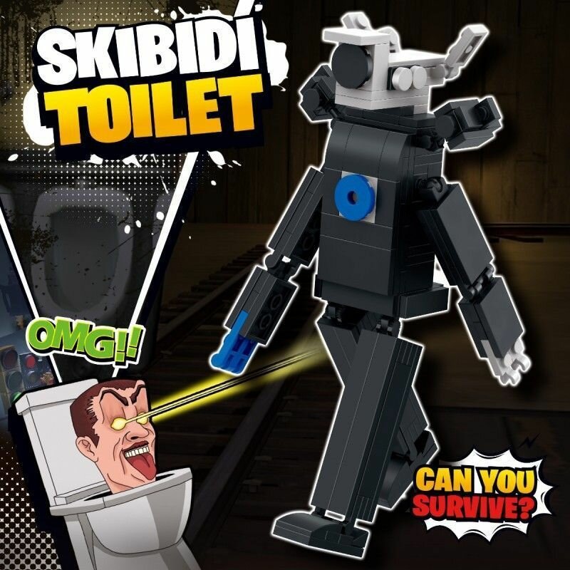 Конструктор Skibidi Toilet "Оператор Титана", 189 деталей