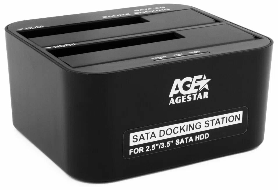 Корпус для жесткого диска AgeStar 3UBT6-6G Black