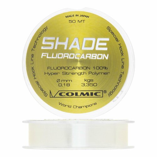 Флюорокарбон Colmic Shade 0,18мм 50м (clear)