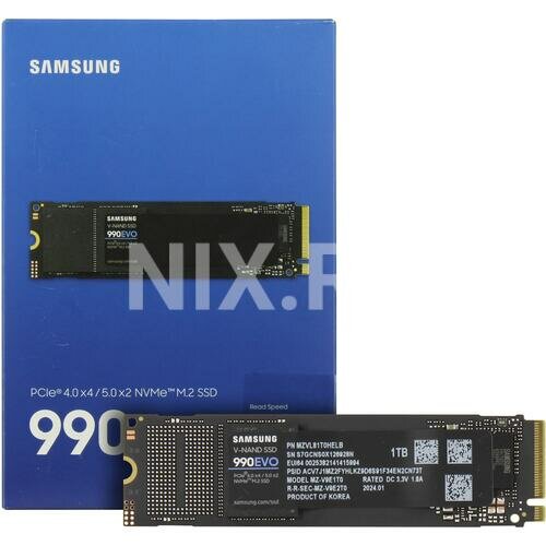 SSD Samsung 990 EVO 1 Тб MZ-V9E1T0BW