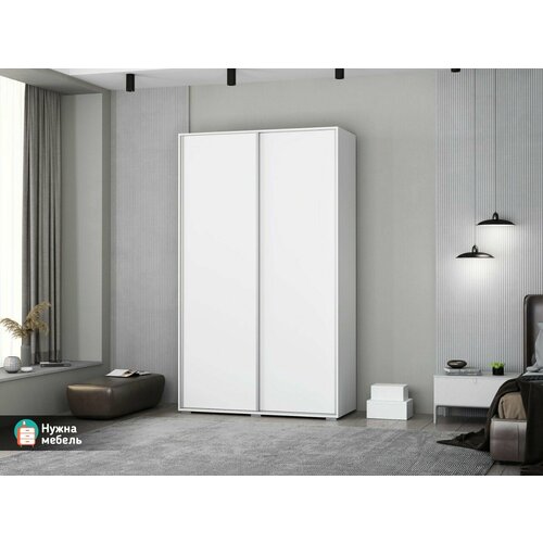 Шкаф купе Бакс-49 белый, мебель для дома