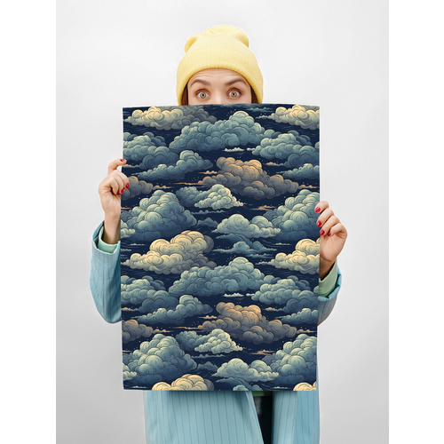 Картина для интерьера на стену 40х50 Night Clouds 450₽