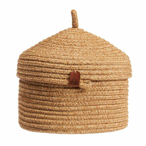 BY COLLECTION Корзинка плетеная с крышкой 24х15см полиэстер 4438₽