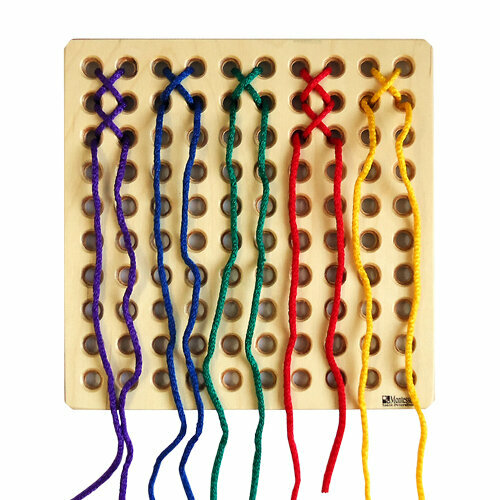 Игра шнуровка Доска для плетения Монтессори 2299₽