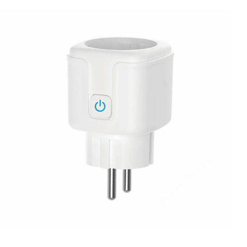 Розетка VVO Smart plug, с мониторингом напряжения, для Алисы, 16 А, IP20, белая