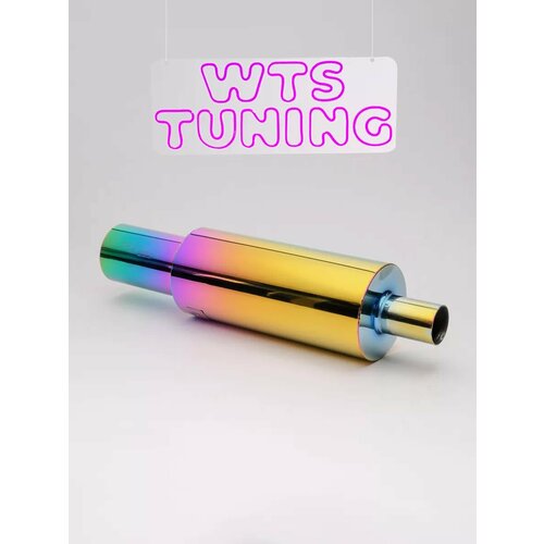 Глушитель HKS Hi Power хамелеон, тюнинг выхлоп банка, 51мм