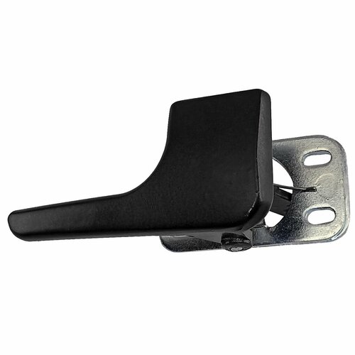 Ручка двери внутренняя УАЗ патриот правая (металл, черная), с кронштейном в сб.