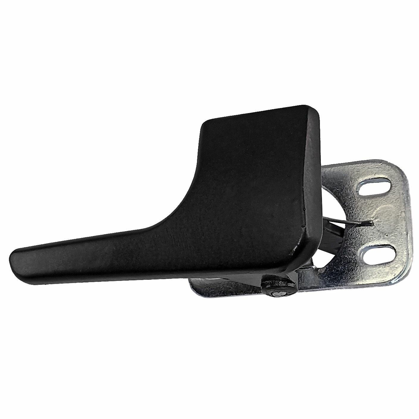 фото Ручка двери внутренняя УАЗ патриот правая (металл, черная), с кронштейном в сб.