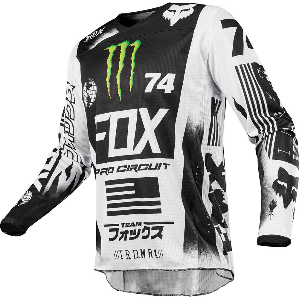 Fox Racing Monster/Pro Circuit джерси для мотокросса эндуро и велоспорта M