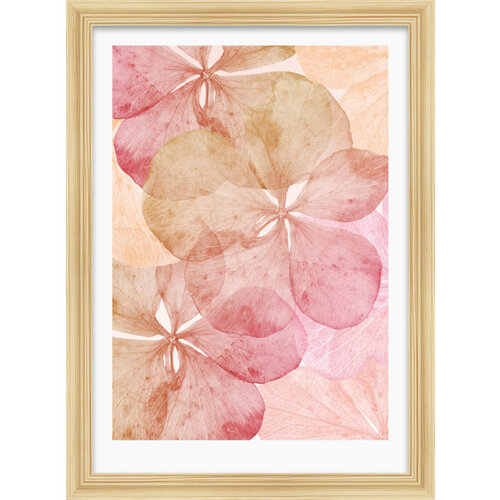 Картина в раме Postermarket Лепестки 30х40 см