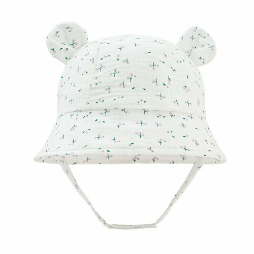 фото Панама babystore весна-лето 2025 для детей, размер 36/44, белый/фиолетовый