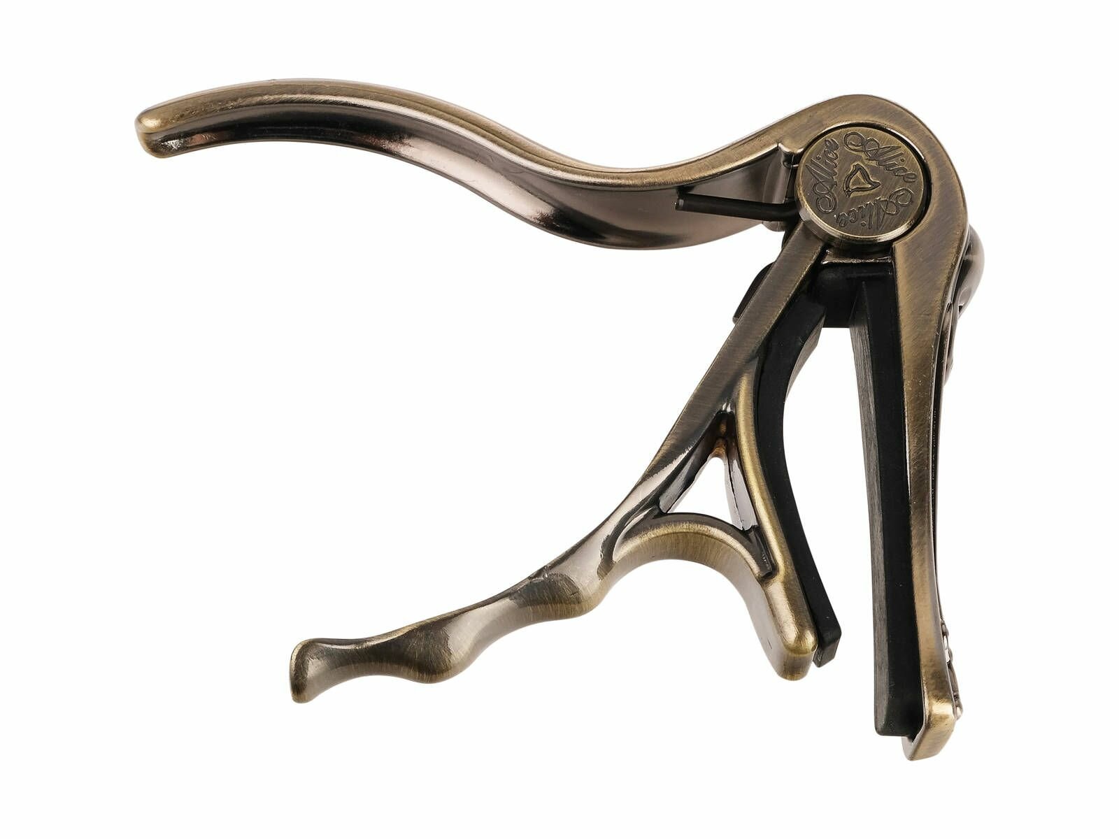 Alice A007H/BR- каподастр для акустической гитары, череп — фото 1