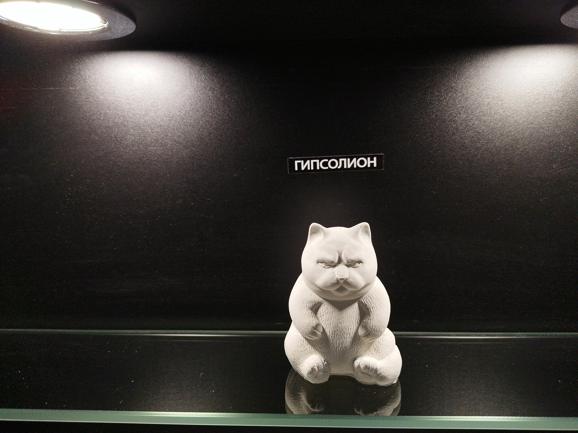 фото Статуэтка из гипса "Кот"