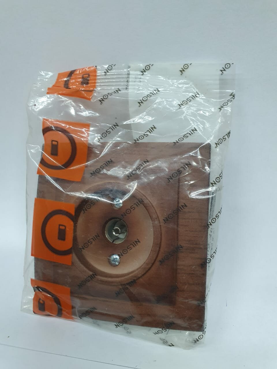 Розетка Nilson Touran 24181028  TV  проходная  матовая  IP20  черешневая