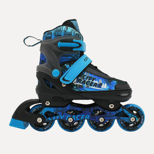 Изображение товара Раздвижные роликовые коньки Alpha Caprice City Racer Blue размер L (37-40)