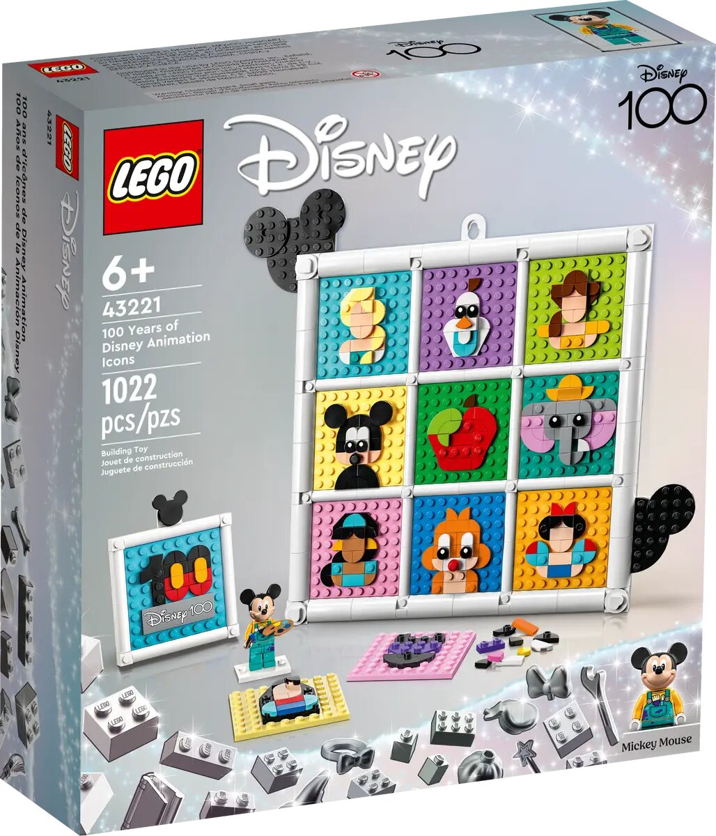 Конструктор Lego Disney 100 лет культовой анимации Диснея 43221