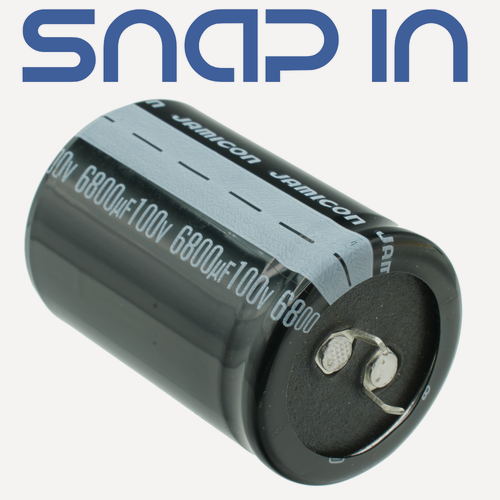 Изображение товара 6800мкФ 100В / 35x50мм / Конденсатор электролитический (3шт)