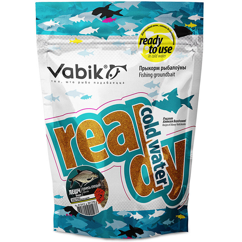 Прикормка Vabik READY COLD WATER Лещ Смесь Специй 750г