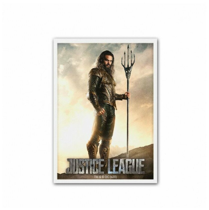 Протекторы для карт Dragon Shield Аквамэн - 100шт. — фото 1