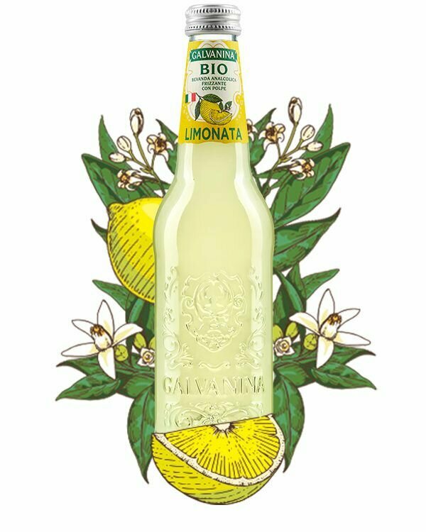 Лимонад Galvanina BIO "Limonata" (лимон), 355мл стекло, 1шт.