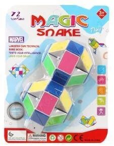 Логическая игрушка Наша Игрушка "Змейка", 24 разноцветных звена