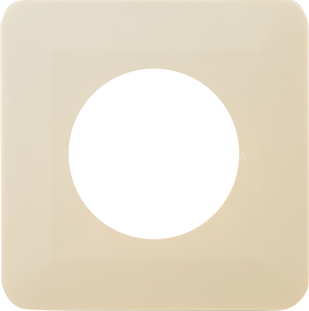 Накладка для розетки №1 1 пост цвет бежевый