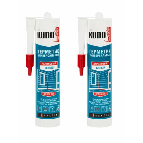 Герметик акриловый универсальный белый 2шт по 260 мл