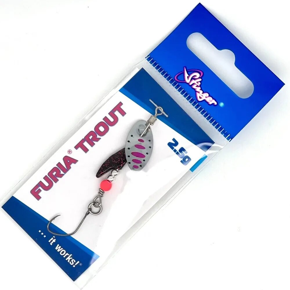 Блесна Stinger Furia Trout #0 2,5гр #BM Для ловли форели — фото 1