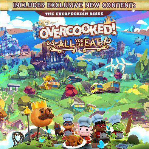 Видеоигра на PS5 Overcooked All You Can Eat игра Disk BD для PlayStation 5 2610₽