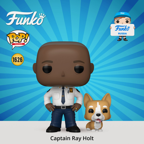 Изображение товара Фигурка Funko POP! Brooklyn Nine-Nine Captain Ray Holt with Cheddar (1626) 61401