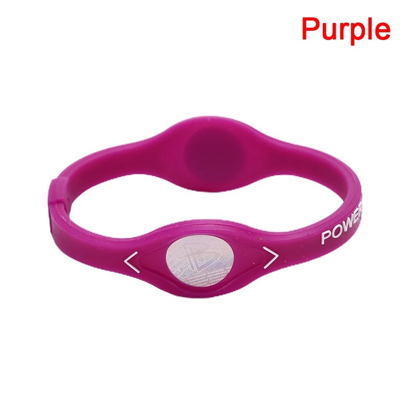 Velishy Силиконовый энергетический браслет для спорта Фиолетовый, Purple