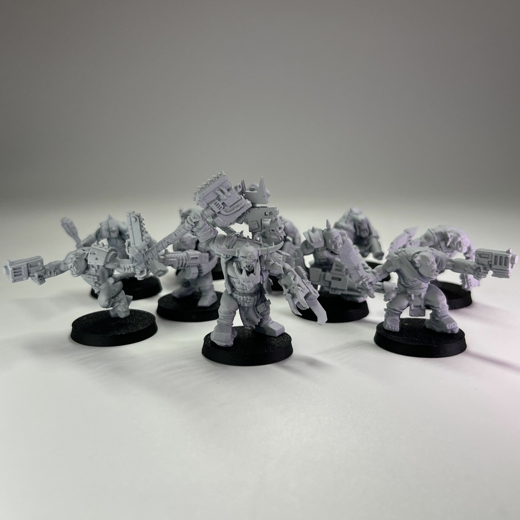 Warhammer 40000 Ork Boyz / Orks / Набор миниатюр для настольной игры — фото 1