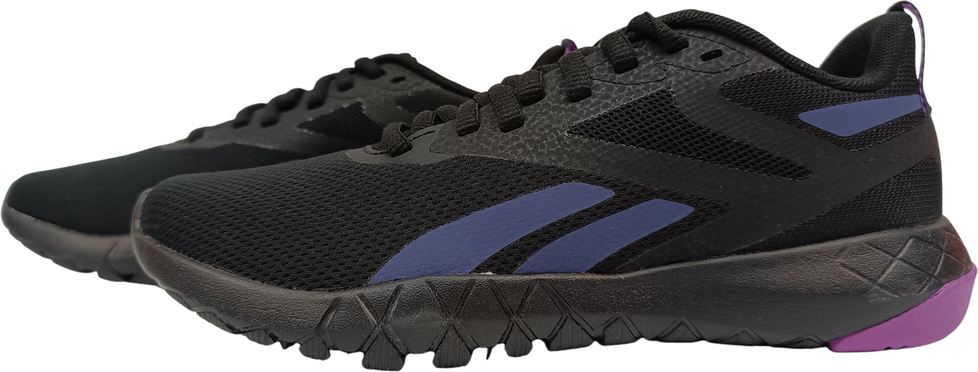 Кроссовки Reebok Flexagon Force 4 W, полнота F, размер 8 US, черный/фиолетовый