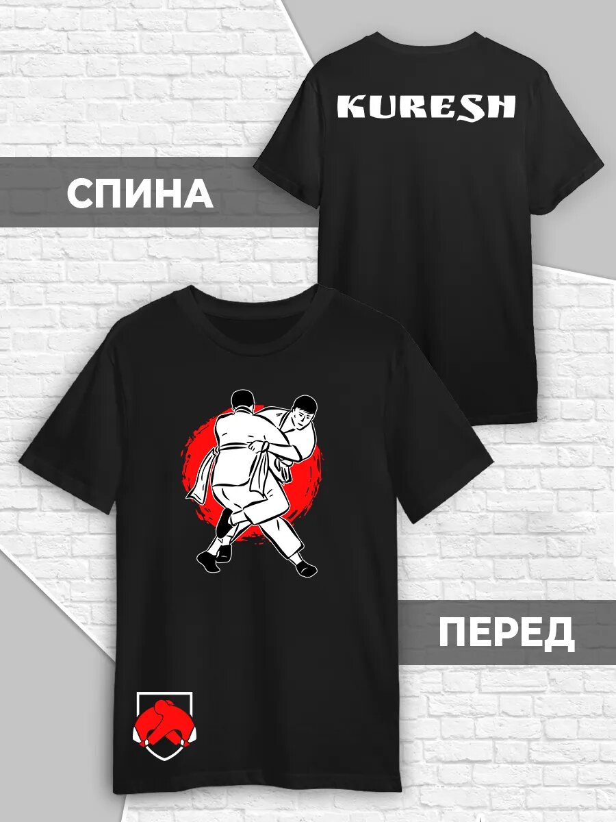 Футболка Printech размер M (46-48) черный