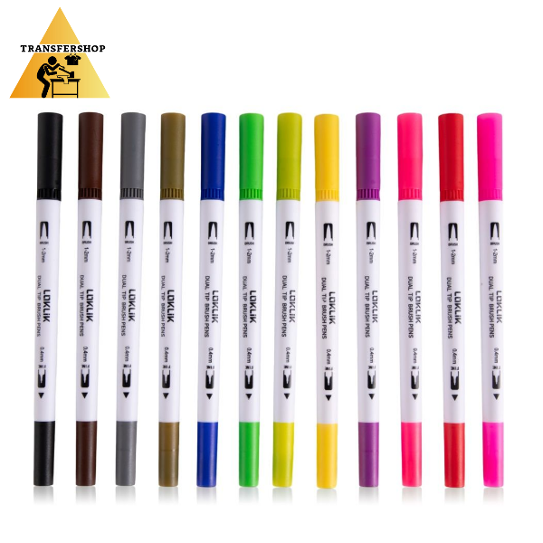Набор фломастеров для плоттера LOKLiK 12 цветов
