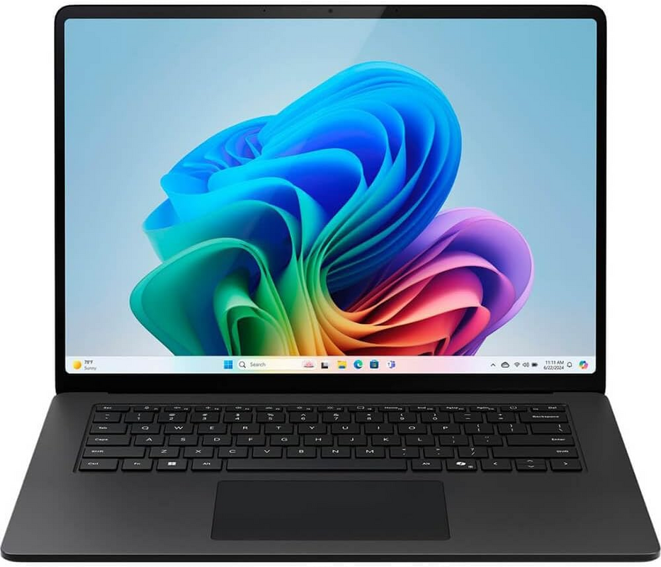 13.8" ноутбук Microsoft Surface Laptop 7 13 Black [2304x1536] Snapdragon X Elite X1E-80-100 32 Gb LPDDR5x 1Tb SSD M.2 Intel ARC Graphics Win11 Home