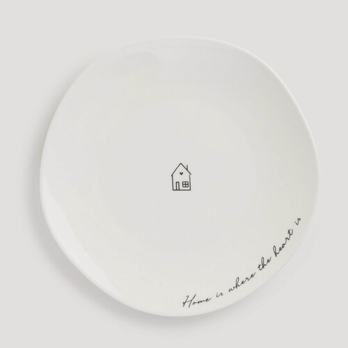 Изображение товара Тарелка закусочная, Kuchenland, 21 см, фарфор P, белая, Дом, Amour