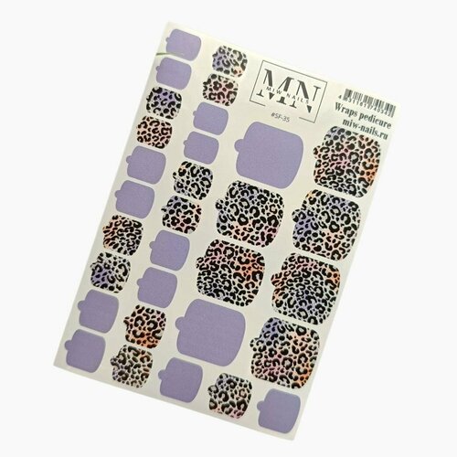 Пленки для педикюра Miw Nails Wraps stickers SF-35