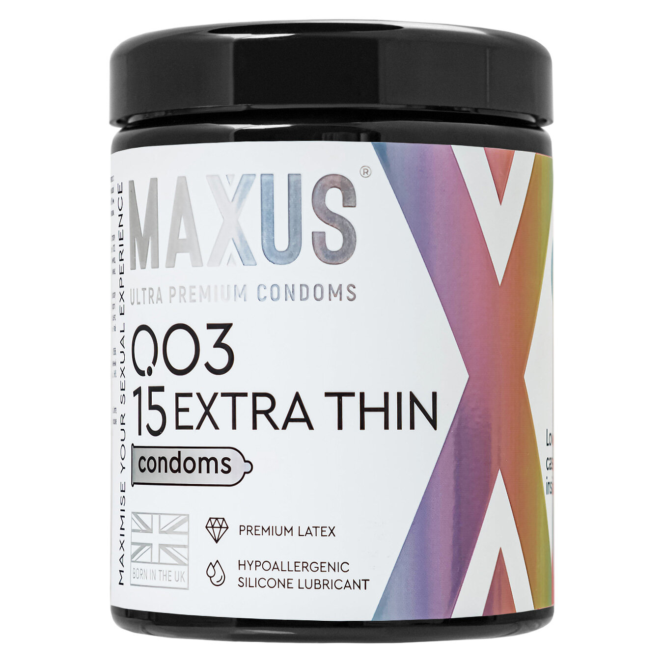 Экстремально тонкие презервативы Maxus 003 Extra Thin X-Edition, 15 шт. — фото 1