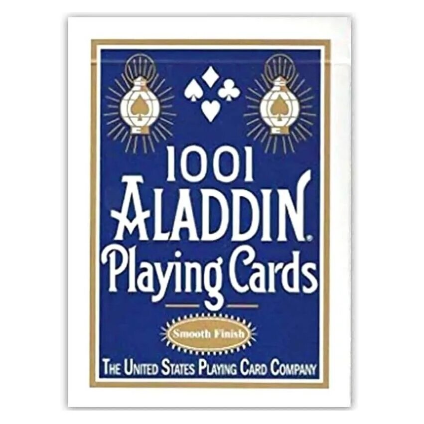 Карты Bicycle Aladdin Playing Cards blue, синяя рубашка